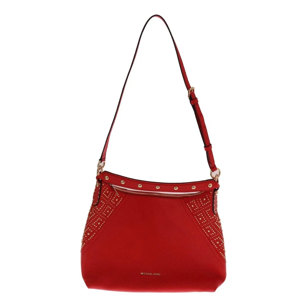 NWT Michael Kors Aria Leather Shoulder Bag - Picture 2 of 5